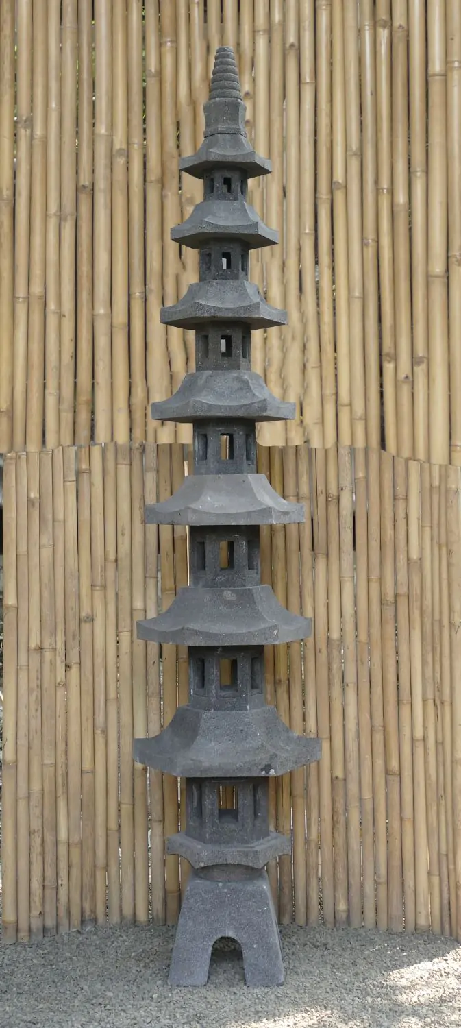  Product image 1 of the product “Pagoda Hexagon 7 stages, in the sizes from 200cm to 300cm, Natural finish ”
